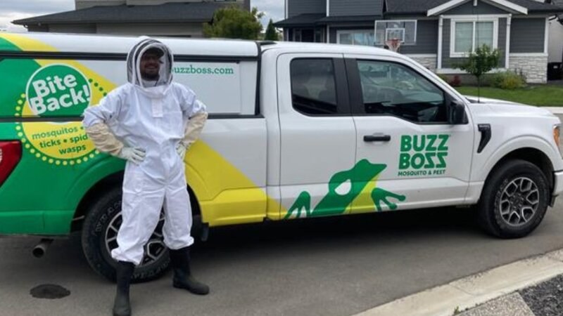 Buzz Boss Spraying